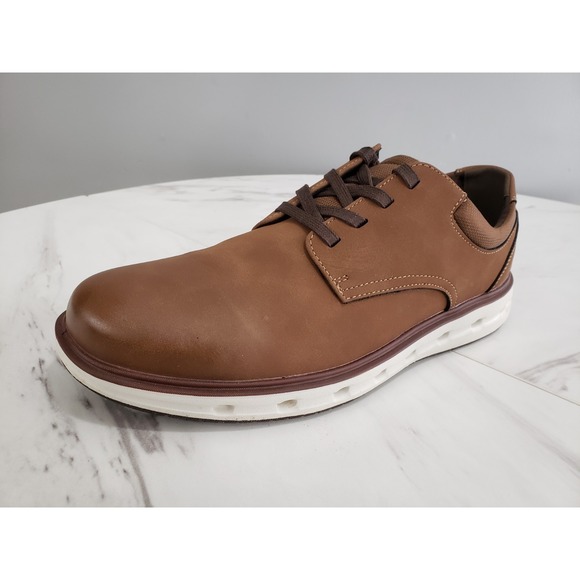 NEW NO BOX SIZE‎ 9.5 - Lands End Sport Oxford Shoes Men\'s Dark Tan Brown Dress main image 6